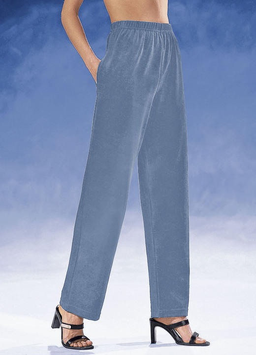 Freizeithosen - Hose mit komfortablem Dehnbund, in Größe 018 bis 060, in Farbe NACHTGRÜN Ansicht 8