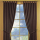 Klassisch - Fensterdekoration aus schwerer Thermo-Chenille-Qualität – Farbe BRAUN – Ansicht 1 Klassisch - Fensterdekoration aus schwerer Thermo-Chenille-Qualität, in Größe 364 (H150xB135 cm) bis 464 (H245xB270 cm), in Farbe TERRA, in Ausführung mit Universalschienenband – Farbe BRAUN – Ansicht 1