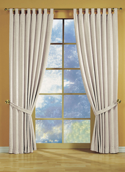 Klassisch - Fensterdekoration aus schwerer Thermo-Chenille-Qualität Ansicht 18 Klassisch - Fensterdekoration aus schwerer Thermo-Chenille-Qualität, in Größe 364 (H150xB135 cm) bis 464 (H245xB270 cm), in Farbe TERRA, in Ausführung mit Universalschienenband Ansicht 18