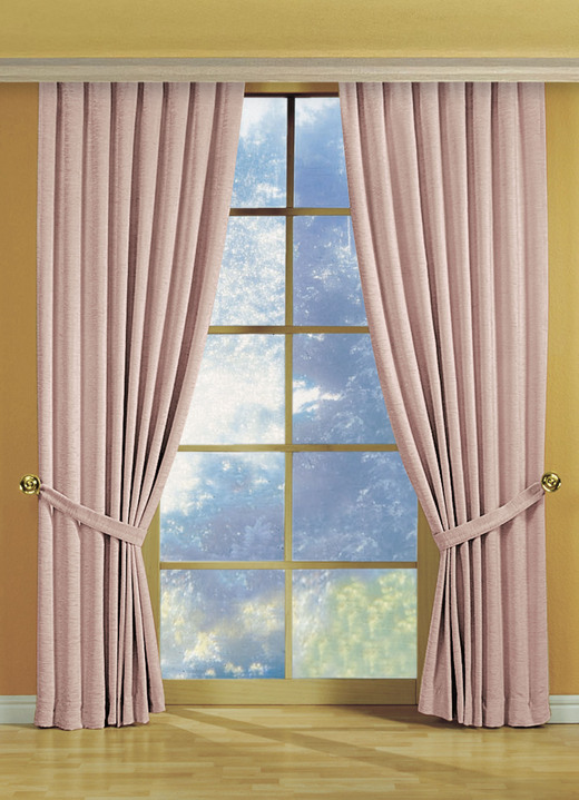 Klassisch - Fensterdekoration aus schwerer Thermo-Chenille-Qualität Ansicht 14 Klassisch - Fensterdekoration aus schwerer Thermo-Chenille-Qualität, in Größe 364 (H150xB135 cm) bis 464 (H245xB270 cm), in Farbe BRAUN, in Ausführung mit Universalschienenband Ansicht 14