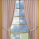 Klassisch - Fensterdekoration aus schwerer Thermo-Chenille-Qualität – Farbe ROSÉ – Ansicht 3 Klassisch - Fensterdekoration aus schwerer Thermo-Chenille-Qualität, in Größe 364 (H150xB135 cm) bis 464 (H245xB270 cm), in Farbe TERRA, in Ausführung mit Universalschienenband – Farbe ROSÉ – Ansicht 3