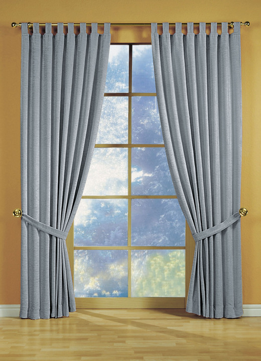 Klassisch - Fensterdekoration aus schwerer Thermo-Chenille-Qualität Ansicht 23 Klassisch - Fensterdekoration aus schwerer Thermo-Chenille-Qualität, in Größe 364 (H150xB135 cm) bis 464 (H245xB270 cm), in Farbe TERRA, in Ausführung mit Universalschienenband Ansicht 23