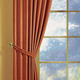 Klassisch - Übergardinen-Garnitur mit Universalschienenband – Farbe TERRA Klassisch - Übergardinen-Garnitur mit Universalschienenband, in Größe 750 (H150xB115 cm) bis 899 (2er-Pack Raffhalter, 60 cm), in Farbe TERRA