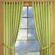 Klassisch - Fensterdekoration aus schwerer Thermo-Chenille-Qualität – Farbe GRÜN – Ansicht 5 Klassisch - Fensterdekoration aus schwerer Thermo-Chenille-Qualität, in Größe 364 (H150xB135 cm) bis 464 (H245xB270 cm), in Farbe TERRA, in Ausführung mit Universalschienenband – Farbe GRÜN – Ansicht 5