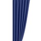 Klassisch - Verdunkelungs-Schals mit Universalschienenband – Farbe BLAU Klassisch - Verdunkelungs-Schals mit Universalschienenband, in Größe 119 (H150xB140 cm) bis 304 (2er-Pack Raffhalter, 80 cm), in Farbe TERRA