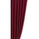 Klassisch - Verdunkelungs-Schals mit Universalschienenband – Farbe BORDEAUX Klassisch - Verdunkelungs-Schals mit Universalschienenband, in Größe 119 (H150xB140 cm) bis 304 (2er-Pack Raffhalter, 80 cm), in Farbe TERRA