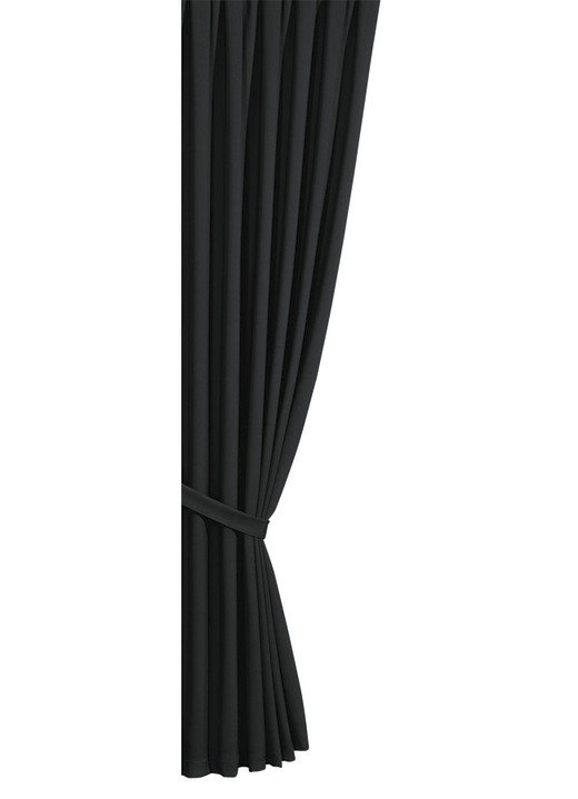 Klassisch - Verdunkelungs-Schals mit Universalschienenband Ansicht 8 Klassisch - Verdunkelungs-Schals mit Universalschienenband, in Größe 119 (H150xB140 cm) bis 304 (2er-Pack Raffhalter, 80 cm), in Farbe TERRA Ansicht 8