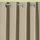 Klassisch - Pflegeleichte Energiespar-Verdunkelungs-Schals – Farbe TAUPE – Ansicht 2 Klassisch - Pflegeleichte Energiespar-Verdunkelungs-Schals, in Größe 119 (H150xB140 cm) bis 271 (H245xB140 cm), in Farbe TERRA, in Ausführung Mit Schlaufen – Farbe TAUPE – Ansicht 2