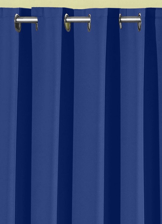 Klassisch - Pflegeleichte Energiespar-Verdunkelungs-Schals, in Größe 119 (H150xB140 cm) bis 271 (H245xB140 cm), in Farbe TAUPE, in Ausführung Mit Schlaufen Ansicht 11