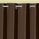 Klassisch - Pflegeleichte Energiespar-Verdunkelungs-Schals – Farbe BRAUN – Ansicht 4 Klassisch - Pflegeleichte Energiespar-Verdunkelungs-Schals, in Größe 119 (H150xB140 cm) bis 271 (H245xB140 cm), in Farbe TERRA, in Ausführung Mit Schlaufen – Farbe BRAUN – Ansicht 4