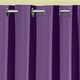 Klassisch - Pflegeleichte Energiespar-Verdunkelungs-Schals – Farbe FLIEDER – Ansicht 4 Klassisch - Pflegeleichte Energiespar-Verdunkelungs-Schals, in Größe 119 (H150xB140 cm) bis 271 (H245xB140 cm), in Farbe TERRA, in Ausführung Mit Schlaufen – Farbe FLIEDER – Ansicht 4