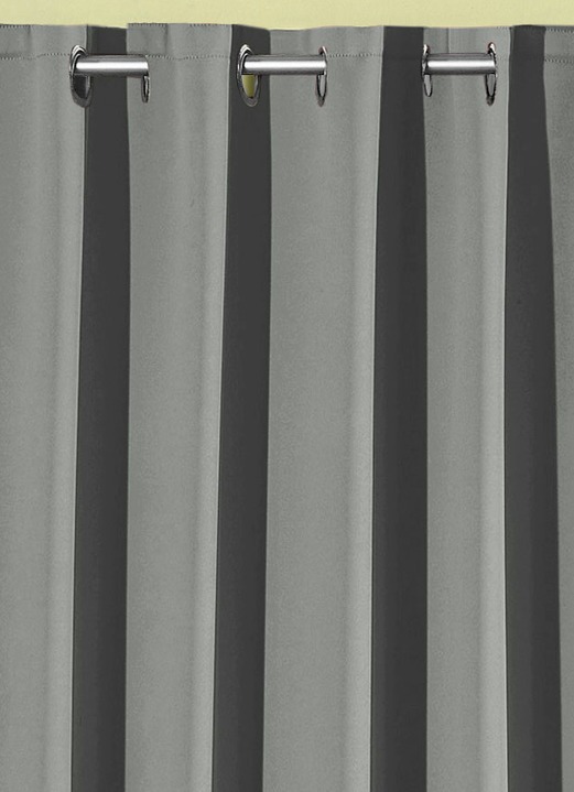 Klassisch - Pflegeleichte Energiespar-Verdunkelungs-Schals, in Größe 119 (H150xB140 cm) bis 271 (H245xB140 cm), in Farbe BORDEAUX, in Ausführung Mit Schlaufen Ansicht 14