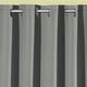 Klassisch - Pflegeleichte Energiespar-Verdunkelungs-Schals – Farbe SILBER – Ansicht 4 Klassisch - Pflegeleichte Energiespar-Verdunkelungs-Schals, in Größe 119 (H150xB140 cm) bis 271 (H245xB140 cm), in Farbe TERRA, in Ausführung Mit Schlaufen – Farbe SILBER – Ansicht 4