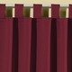 Klassisch - Pflegeleichte Energiespar-Verdunkelungs-Schals – Farbe BORDEAUX – Ansicht 4 Klassisch - Pflegeleichte Energiespar-Verdunkelungs-Schals, in Größe 119 (H150xB140 cm) bis 271 (H245xB140 cm), in Farbe TERRA, in Ausführung Mit Schlaufen – Farbe BORDEAUX – Ansicht 4