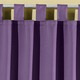 Klassisch - Pflegeleichte Energiespar-Verdunkelungs-Schals – Farbe FLIEDER – Ansicht 2 Klassisch - Pflegeleichte Energiespar-Verdunkelungs-Schals, in Größe 119 (H150xB140 cm) bis 271 (H245xB140 cm), in Farbe TERRA, in Ausführung Mit Schlaufen – Farbe FLIEDER – Ansicht 2