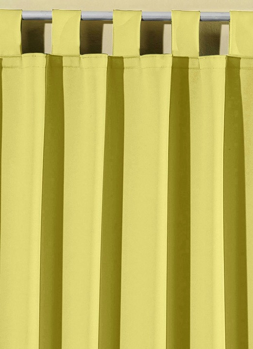 Klassisch - Pflegeleichte Energiespar-Verdunkelungs-Schals, in Größe 119 (H150xB140 cm) bis 271 (H245xB140 cm), in Farbe TAUPE, in Ausführung Mit Schlaufen Ansicht 23