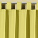 Klassisch - Pflegeleichte Energiespar-Verdunkelungs-Schals – Farbe GOLD – Ansicht 4 Klassisch - Pflegeleichte Energiespar-Verdunkelungs-Schals, in Größe 119 (H150xB140 cm) bis 271 (H245xB140 cm), in Farbe TERRA, in Ausführung Mit Schlaufen – Farbe GOLD – Ansicht 4