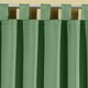 Klassisch - Pflegeleichte Energiespar-Verdunkelungs-Schals – Farbe GRÜN – Ansicht 2 Klassisch - Pflegeleichte Energiespar-Verdunkelungs-Schals, in Größe 119 (H150xB140 cm) bis 271 (H245xB140 cm), in Farbe TERRA, in Ausführung Mit Schlaufen – Farbe GRÜN – Ansicht 2