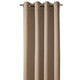 Klassisch - Pflegeleichte Energiespar-Verdunkelungs-Schals, in Größe 119 (H150xB140 cm) bis 271 (H245xB140 cm), in Farbe TAUPE, in Ausführung Mit Schlaufen – Farbe CAMEL – Ansicht 2