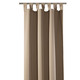 Klassisch - Pflegeleichte Energiespar-Verdunkelungs-Schals – Farbe CAMEL – Ansicht 1 Klassisch - Pflegeleichte Energiespar-Verdunkelungs-Schals, in Größe 119 (H150xB140 cm) bis 271 (H245xB140 cm), in Farbe TERRA, in Ausführung Mit Schlaufen – Farbe CAMEL – Ansicht 1