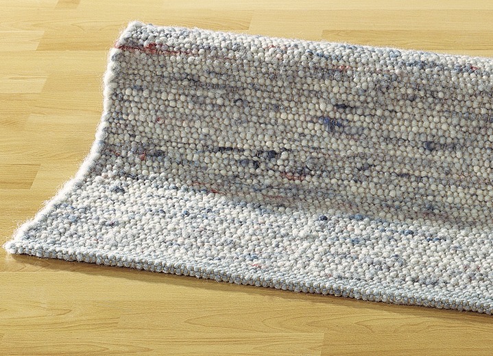 Modern - Handgewebte Brücken und Teppiche, in Größe 102 (Brücke, 60x120 cm) bis 282 (Teppich, 200x290 cm), in Farbe BLAU Ansicht 1