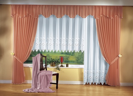 Klassisch - Langstore mit Plauener Stickerei, in Größe 212 (200x300 cm) bis 301 (245x750 cm), in Farbe WEISS – Farbe WEISS – Ansicht 