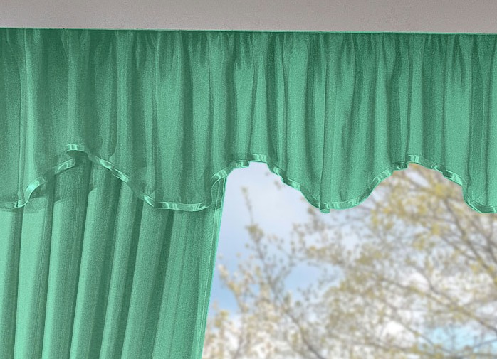 Klassisch - Querbehang mit Universalschienenband Ansicht 3 Klassisch - Querbehang mit Universalschienenband, in Größe 796 (45x300 cm) bis 806 (45x750 cm), in Farbe TERRA Ansicht 3