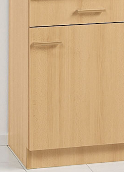 Küchenmöbel - Buffetschrank mit melaminharzbeschichteter Oberfläche, in Farbe WEISS Ansicht 2