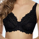 Bügel-BH - Viania Bügel-BH mit Stickereispitze, in Größe 080 bis 100, in Cup C, in Farbe BROMBEER – Farbe SCHWARZ – Ansicht 1