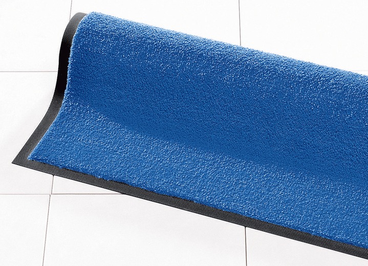 Fußmatten - Schmutzfangmatten für innen und außen, in Größe 101 (Matte, 40x 60 cm) bis 107 (Matte, 60x180 cm), in Farbe BLAU Ansicht 1