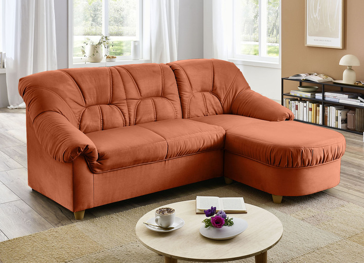 Polstermöbel - Polstermöbel in verschiedenen Bezugsvarianten, in Farbe BORDEAUX, in Ausführung Hocker Ansicht 15