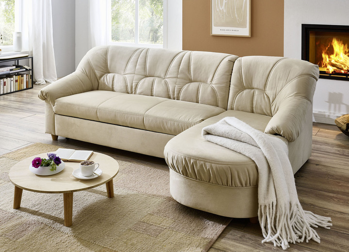 Polstermöbel - Polstermöbel in verschiedenen Bezugsvarianten, in Farbe BORDEAUX, in Ausführung Hocker Ansicht 24