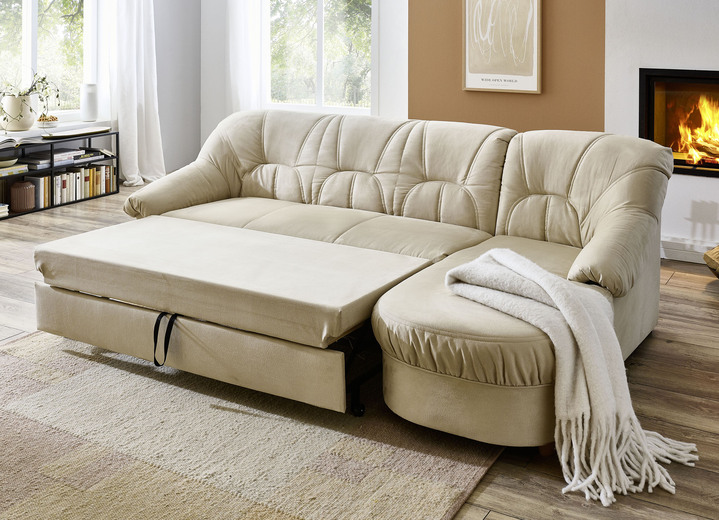 Polstermöbel - Polstermöbel in verschiedenen Bezugsvarianten, in Farbe BORDEAUX, in Ausführung Hocker Ansicht 25