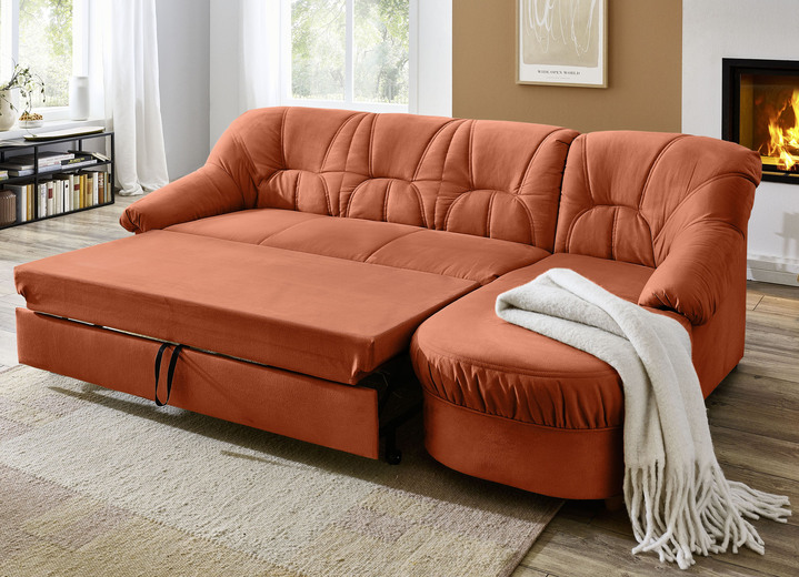 Polstermöbel - Polstermöbel in verschiedenen Bezugsvarianten, in Farbe BORDEAUX, in Ausführung Hocker Ansicht 17