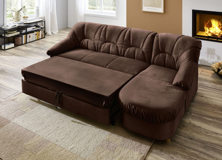 Polstermöbel - Polstermöbel in verschiedenen Bezugsvarianten, in Farbe BORDEAUX, in Ausführung Hocker Ansicht 11