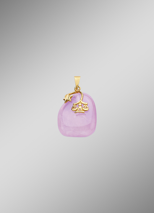 mit Edelsteinen - Sternzeichen-Anhänger mit echten Monats-Edelsteinen, in Farbe  Ansicht 9