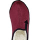 Hausschuhe - Atmungsaktive Damen-Hauschuhe, mit Gummizug, in Größe 036 bis 043, in Farbe BORDEAUX-SCHWARZ – Farbe BORDEAUX-SCHWARZ – Ansicht 2