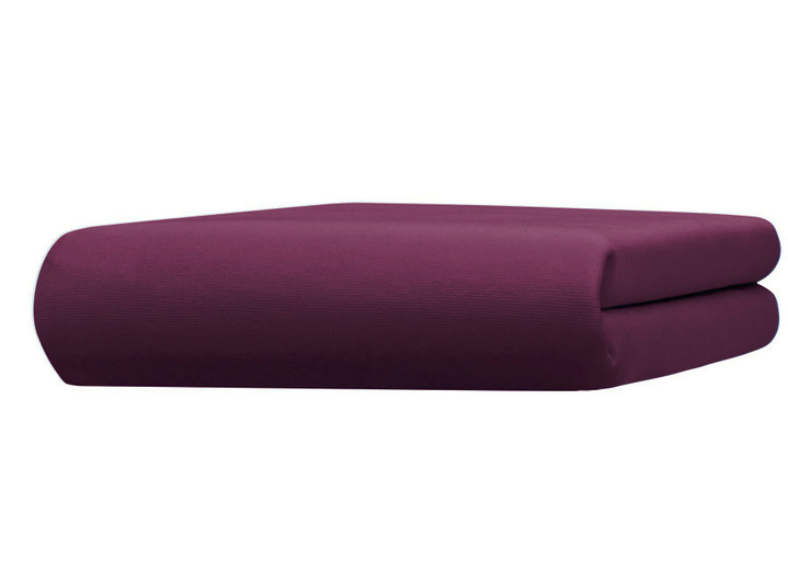 Spannbetttücher - Edel-Jersey-Spannbetttuch von Bellana, in Größe 133 (1x 90–100/190–200 cm) bis 138 (1x 180–200/ 200 cm), in Farbe MITTELBLAU, in Ausführung Edel-Jersey Exclusiv Ansicht 10