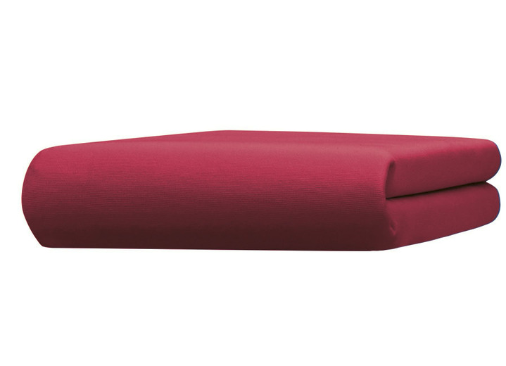 Spannbetttücher - Edel-Jersey-Spannbetttuch von Bellana, in Größe 133 (1x 90–100/190–200 cm) bis 138 (1x 180–200/ 200 cm), in Farbe MITTELBLAU, in Ausführung Edel-Jersey Exclusiv Ansicht 15