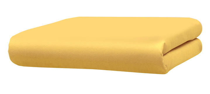 - Spannbetttuch und Kissenhüllen aus 100% Mako-Baumwolle, in Größe 120 (1 Kissenhülle, 80x80 cm) bis 138 (1 Spannbettuch, 180-200x200 cm), in Farbe MAIS Ansicht 1