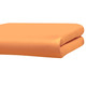 Bettwäschegarnituren - Satin Bettwäsche-Programm von Mesana, in Größe 110(40/80cm + 135/200 cm) bis 133 (Spannbetttuch, 90-100/200 cm), in Farbe WEISS – Farbe ORANGE – Ansicht 2