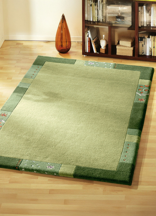 Klassisch - Handgetuftete Brücken, Teppiche und Bettumrandung Ansicht 4 Klassisch - Handgetuftete Brücken, Teppiche und Bettumrandung, in Größe 011 (Brücke,  60x 90 cm) bis 325 (Bettumrandung, 3-tlg.), in Farbe TERRA Ansicht 4