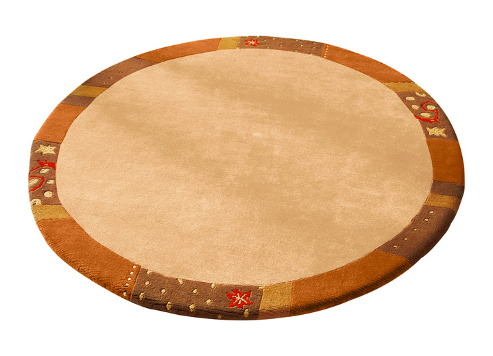 Klassisch - Handgetuftete Brücken, Teppiche und Bettumrandung Ansicht 21 Klassisch - Handgetuftete Brücken, Teppiche und Bettumrandung, in Größe 011 (Brücke,  60x 90 cm) bis 325 (Bettumrandung, 3-tlg.), in Farbe TERRA Ansicht 21