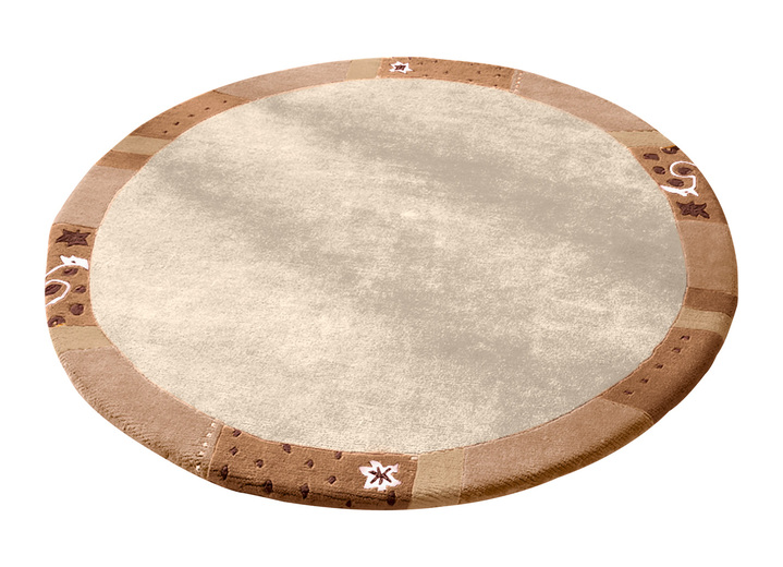 Klassisch - Handgetuftete Brücken, Teppiche und Bettumrandung Ansicht 19 Klassisch - Handgetuftete Brücken, Teppiche und Bettumrandung, in Größe 011 (Brücke,  60x 90 cm) bis 325 (Bettumrandung, 3-tlg.), in Farbe TERRA Ansicht 19