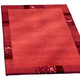 Klassisch - Handgetuftete Brücken, Teppiche und Bettumrandung – Farbe ROT – Ansicht 1 Klassisch - Handgetuftete Brücken, Teppiche und Bettumrandung, in Größe 011 (Brücke,  60x 90 cm) bis 325 (Bettumrandung, 3-tlg.), in Farbe BLAU – Farbe ROT – Ansicht 1
