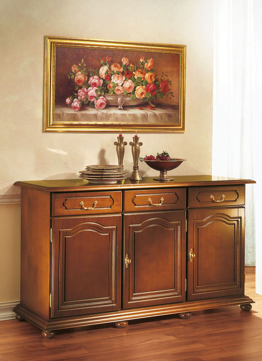 Sideboards & Kommoden - Kommode mit Echtholzfurnier, in Farbe KIRSCHBAUM, in Ausführung Kommode, 1-türig Ansicht 3