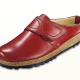 Sandalen & Pantoletten - Haflinger-Lederclog aus weichem Rindleder – Farbe ROT Sandalen & Pantoletten - Haflinger-Lederclog aus weichem Rindleder, in Größe 036 bis 042, in Farbe BLAU