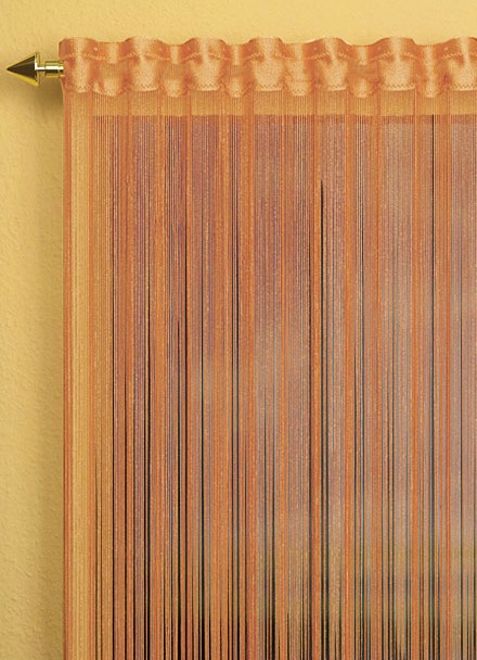 - Fadenstore für Gardinenstange und -schiene, in Größe 303 (H125xB 90 cm) bis 309 (H245xB 90 cm), in Farbe TERRA