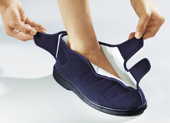 Komfortschuhe - Spezialschuh SaniSoft D, in Größe 038 bis 046, in Farbe MARINE Ansicht 1