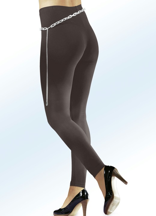 Leggings - Tragangenehme Leggings in 17 Farben Ansicht 3 Leggings - Tragangenehme Leggings in 17 Farben, in Größe 034 bis 054, in Farbe ANTHRAZIT Ansicht 3